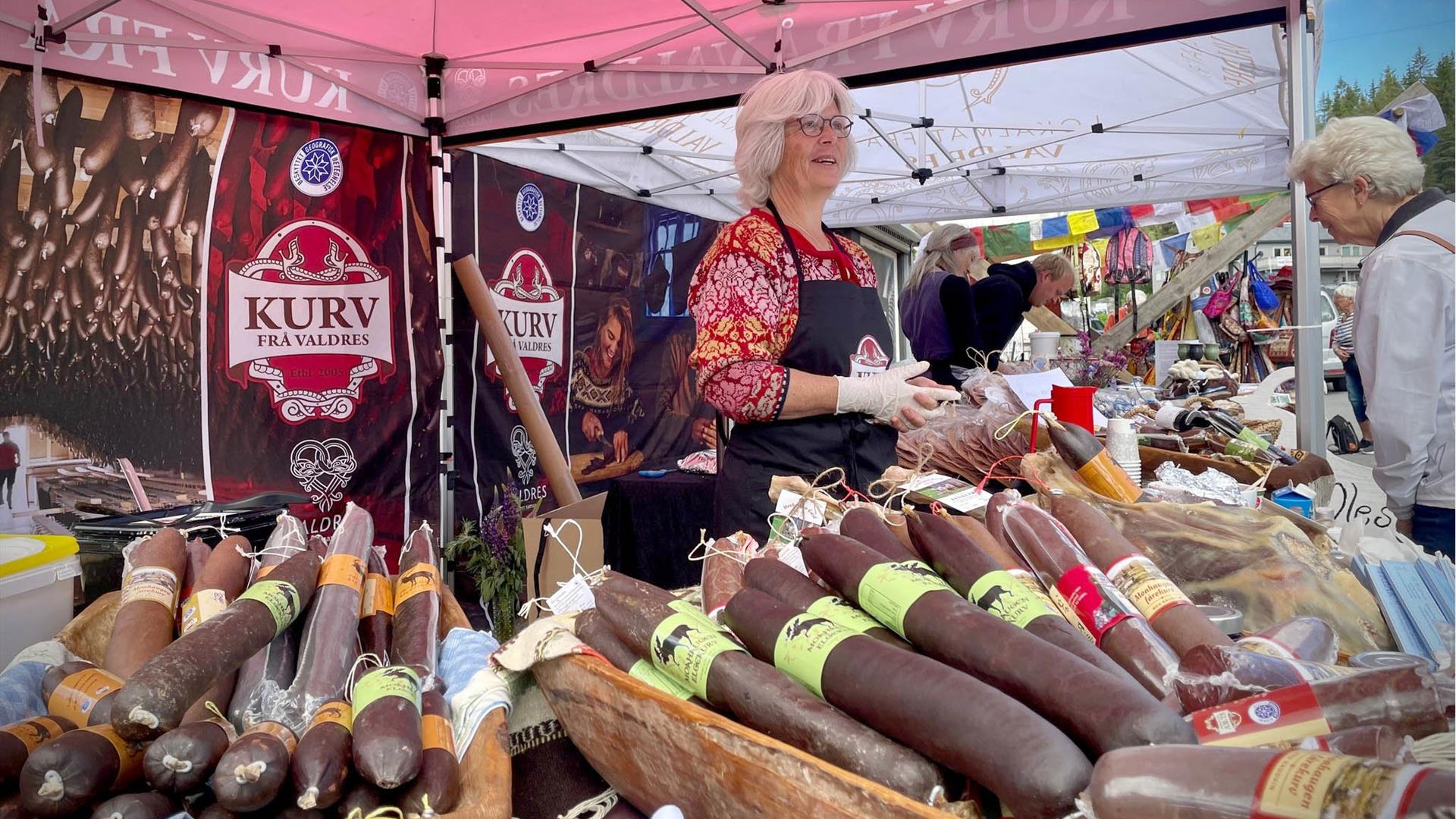 På et lokalmatmarket
