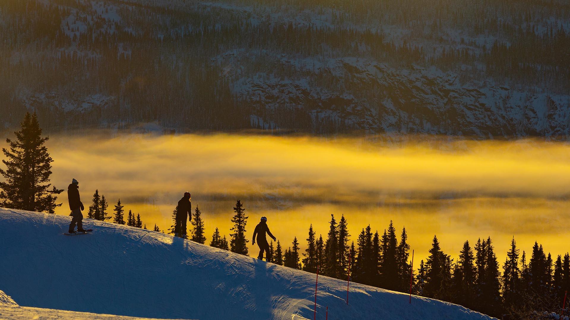 Foggy winterday in Aurdal