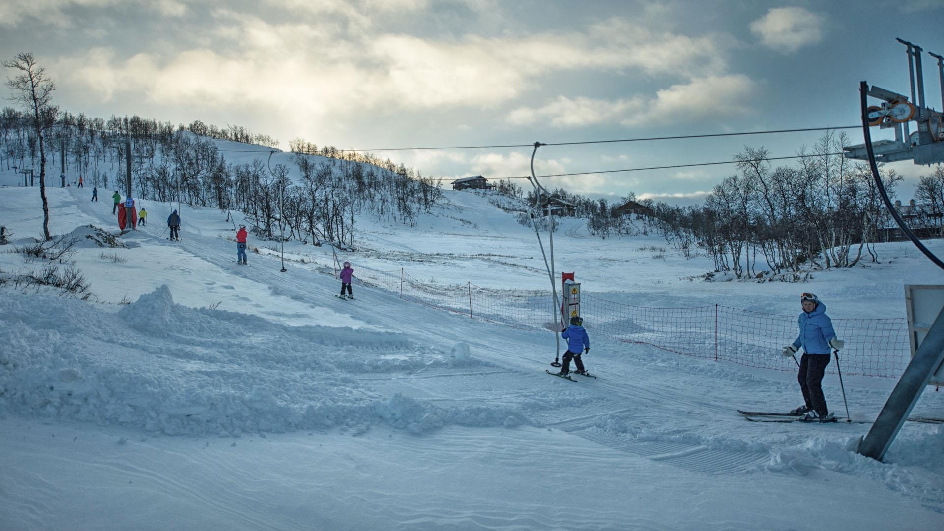 Skiheis på Tyin Filefjell