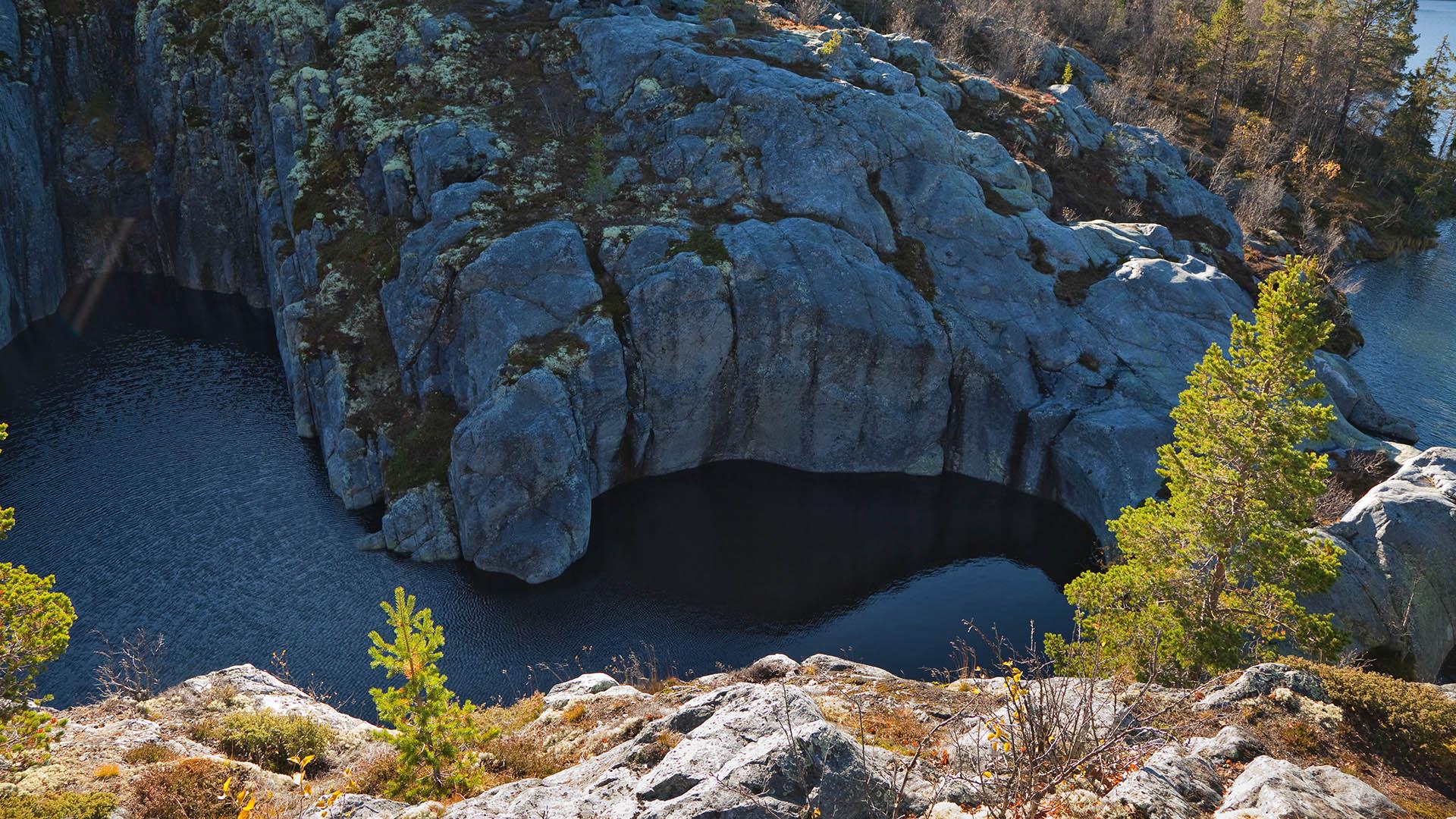 Potholes at kvitingen