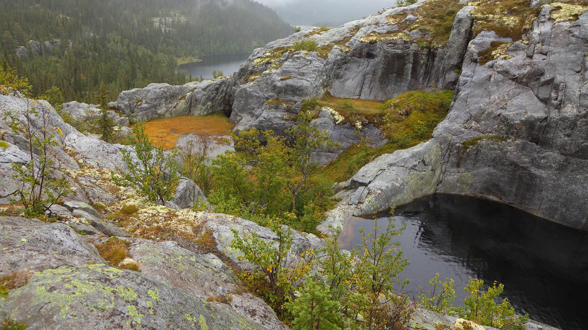 Potholes at Kvitingen