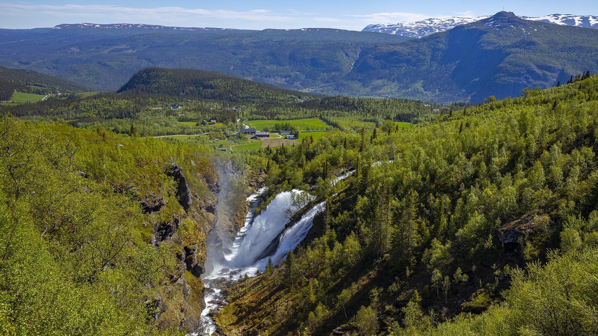 Sputrefossen på Slettefjell