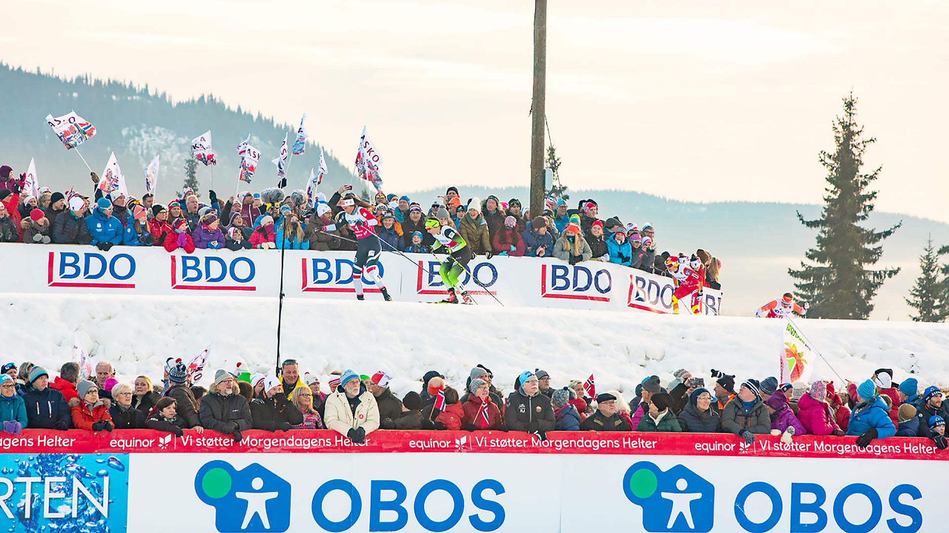 Deltakere i aksjon i løypa.