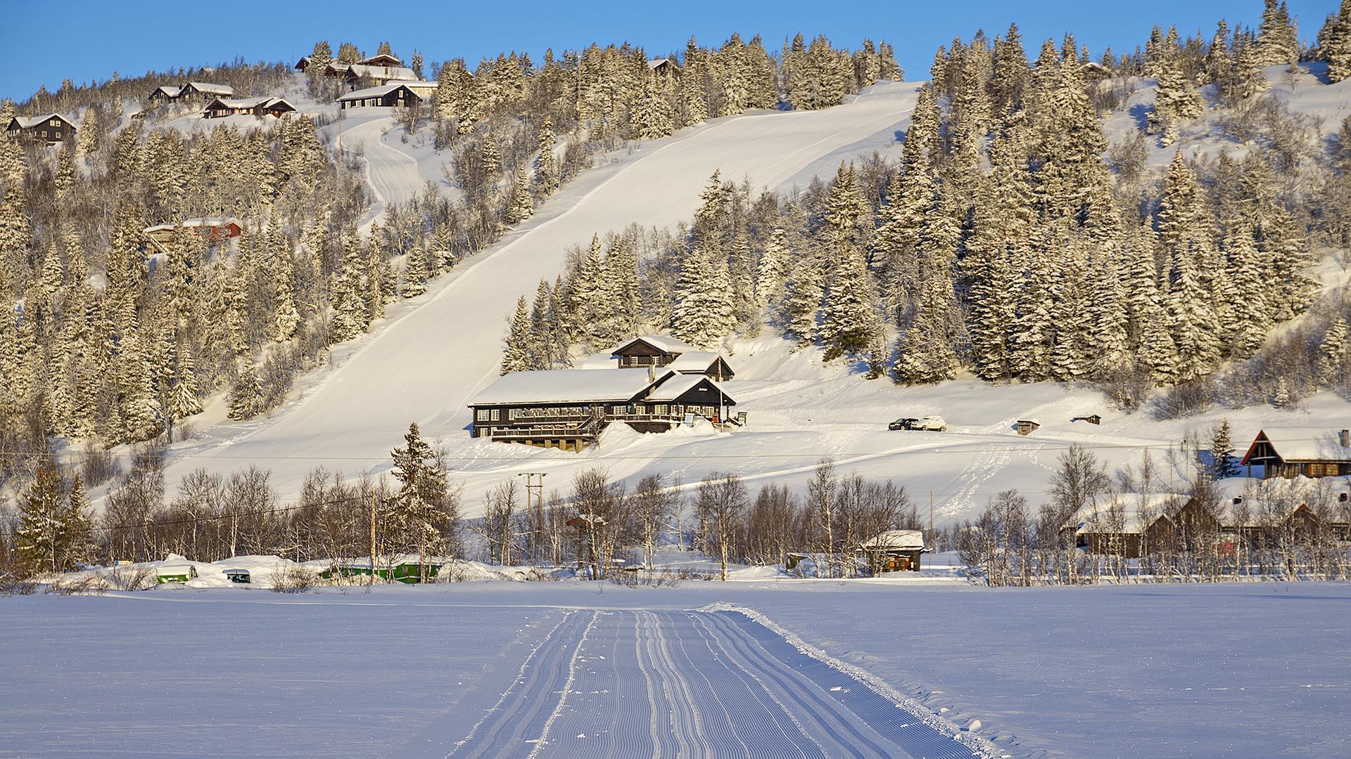 Cross country slopes in Etnedal