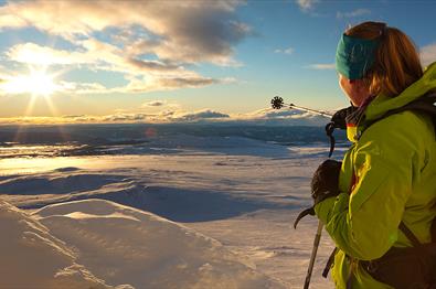 Skitour zum Skaget.|