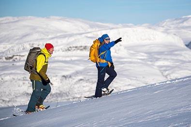 Durchblättern nach Schneeschuhtouren