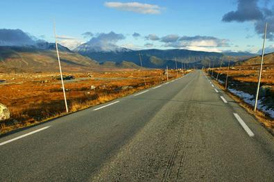 Norwegische Panoramastraße Valdresflye.