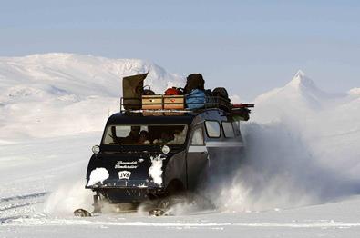 Durchblättern nach Schneemobil-Route Tyin - Tyinholmen - Eidsbugarden