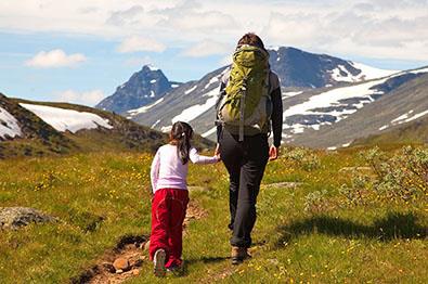 Vandring i Heimre Fagerdalen, Jotunheimen