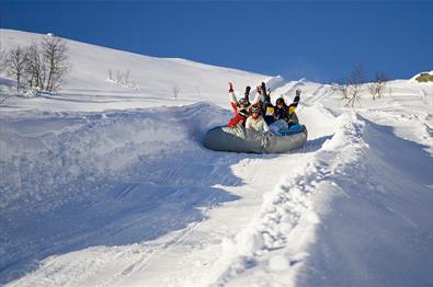 Snowrafting at Beitostølen