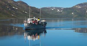 Boat service on Lake Bygdin with M/B Bitihorn
