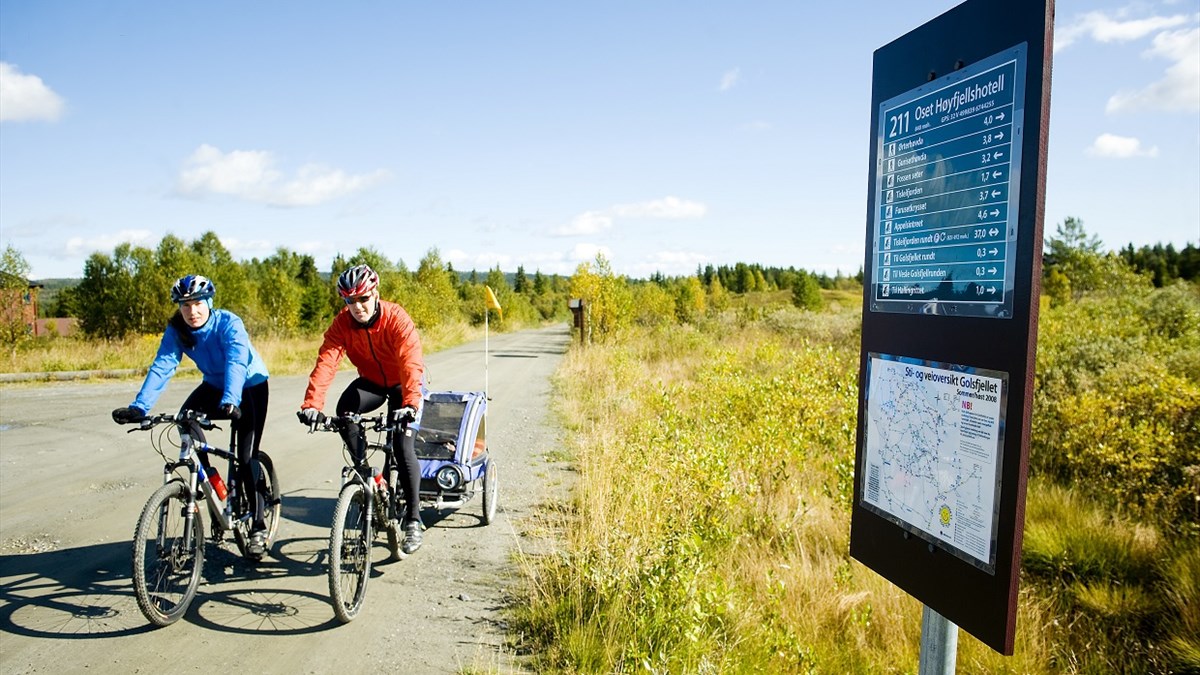 Cycling at Golsfjellet - Valdres