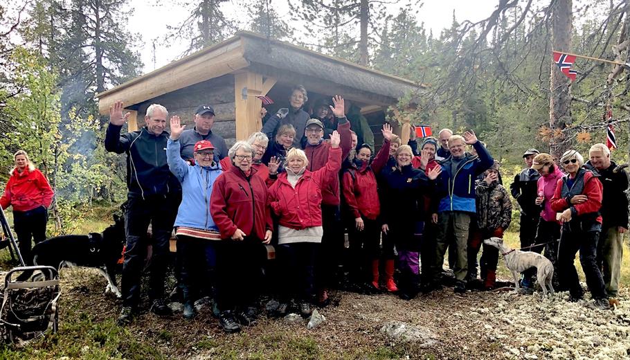 Tonsåsen Hytteforening åpnet sin gapahun 14. september 2019|