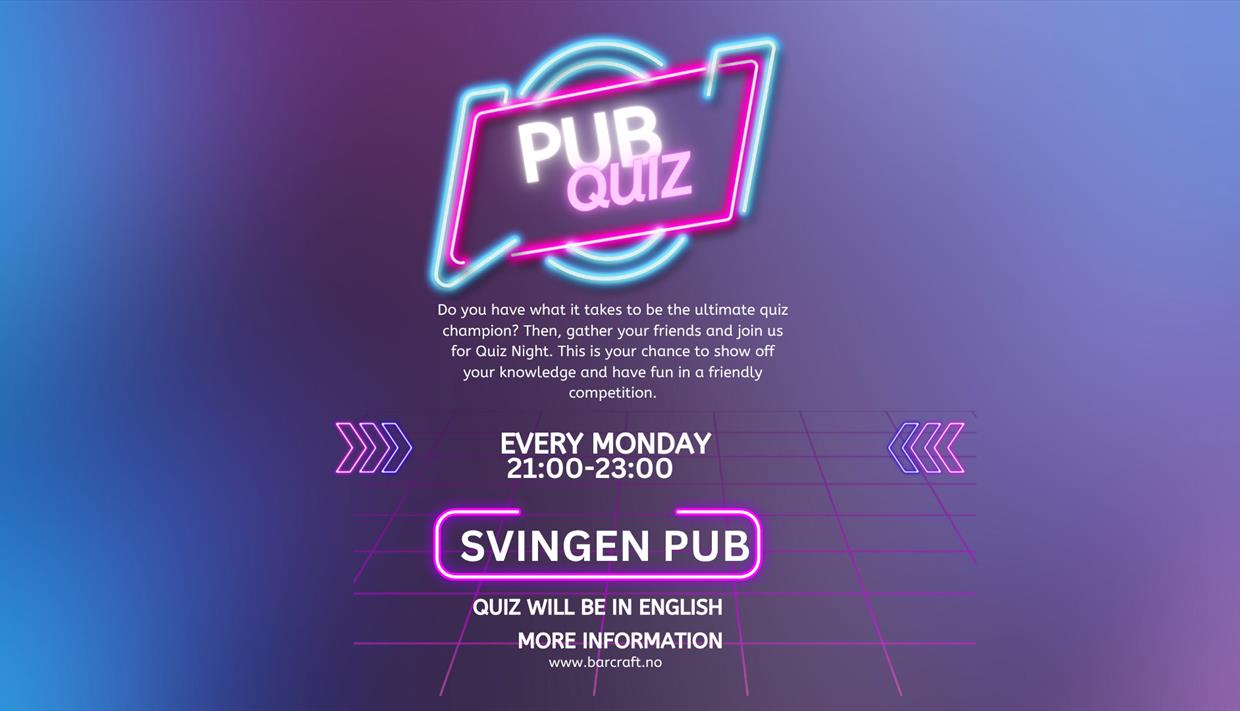 Plakat for Pub Quiz