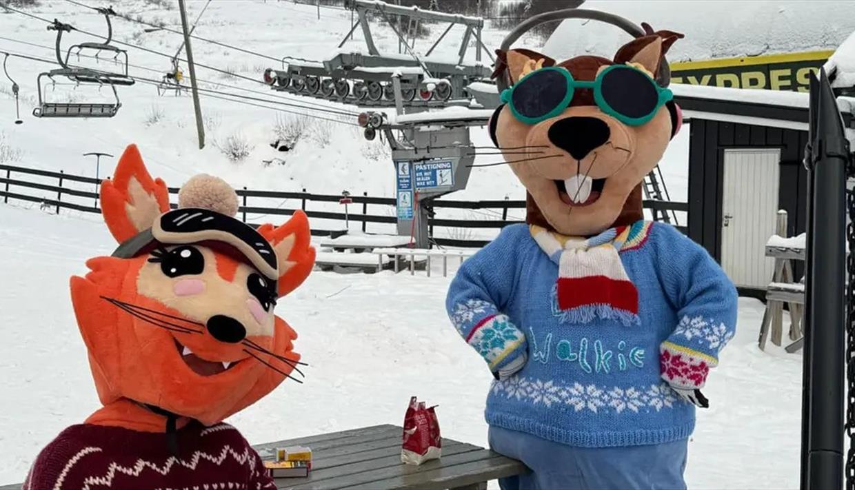 Maskoter i Beitostølen Skiheiser