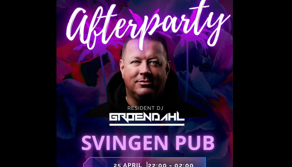 Bilde av DJ Groendahl på plakat.