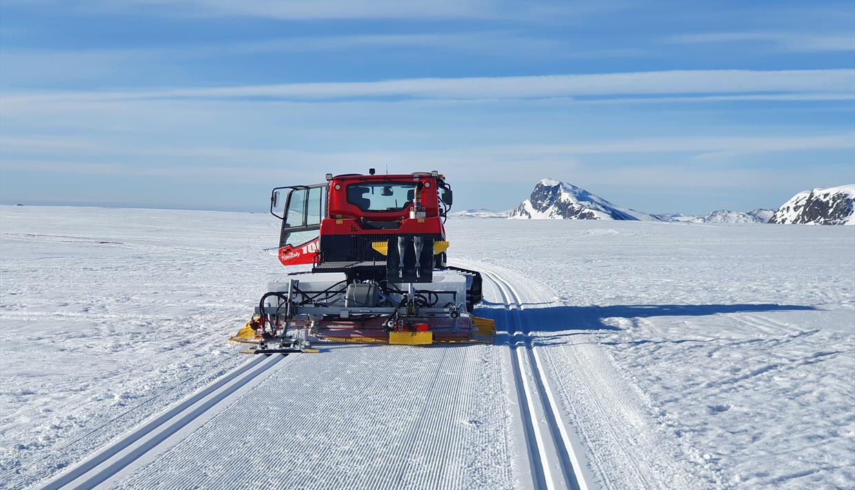 Loipenschine auf der Valdresflye