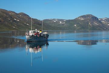 M/B Bitihorn on Lake Bygdin.