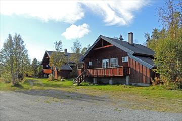 Hytter på Beitostølen sommerstid.