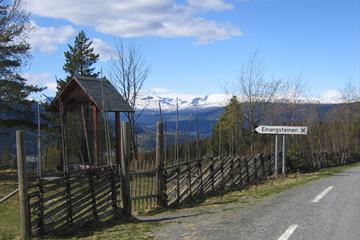 Einangsteinen, Gardbergfeltet, Valdres, Slidre, Vestre Slidre, Oppland, FjellNorge