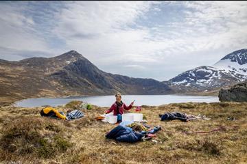 Sommer-yoga på Tyinstølen