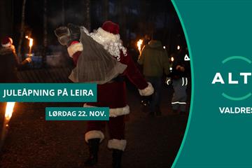 Juleåpning på Leira