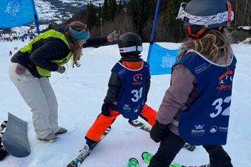 Deltakere klare for å sette utfor løypa.