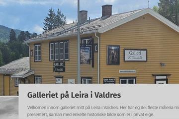 Bilde av gamle Leira stasjon