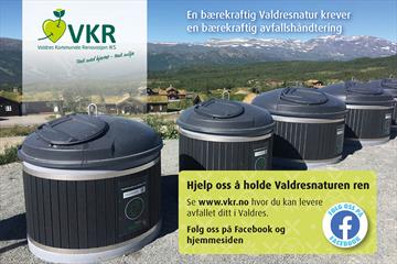 VKR driver miljøstasjonene i Valdres