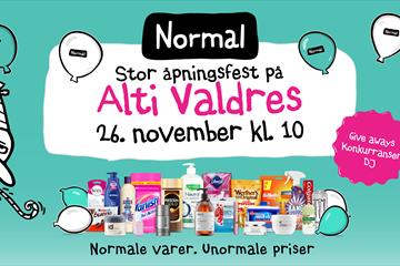 Normal kommer til Alti Valdres – velkommen til åpningsfest!
