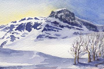 Maleri av Bitihorn malt av Gunvor Hegge