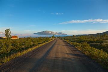 Langs Panoramavegen mellom Vaset og Nøsen.