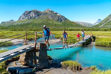 Bridge near Gjendebu in Jotunheimen