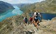 On the Besseggen Ridge in Jotunheimen