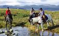 På hesteryggen, ridning i Norge, Oppland, Valdres, Golsfjellet, Storefjell, hest, dyr, ride, ridning.