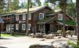 Herangtunet Boutique Hotel sett utenfra en sommerdag.
