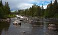 Die Etna ist ein großartiger Angelfluss.