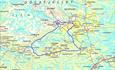 Map image of the cycling tour Einarsetrunden