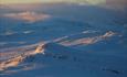 View from the summit of Skaget towards Svarthamartinden.