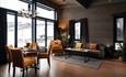 Hotellsuite i varme fager med utsikt rett til skiheis