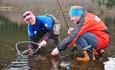 Fly fishing River Begna.