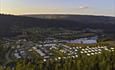 Aerial view of Bjørkestølen Camping