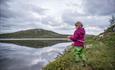 Fishing in Lake Gravolstjednet.