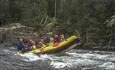 Familienrafting mit Kindern im Schlauchboot