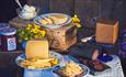 Showcasing a wide range of products from the mountain farm.