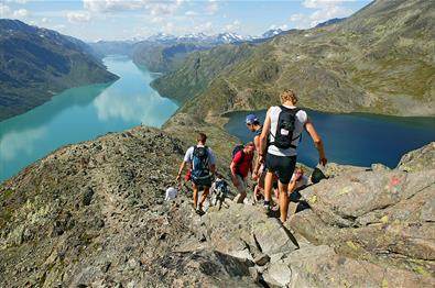 On the Besseggen Ridge in Jotunheimen