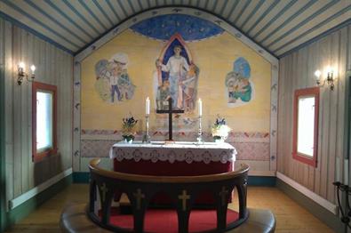 Gudstjeneste i Tisleidalen kirke