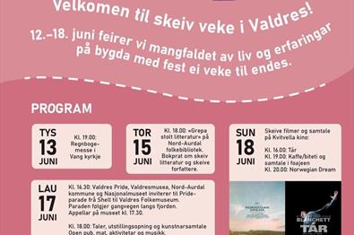 Program for Valdres Pride