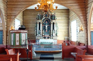 Gudstjeneste i Skrautvål kyrkje
