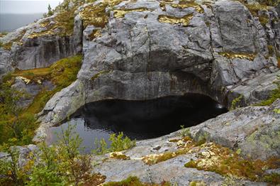 Potholes at Kvitingen hike